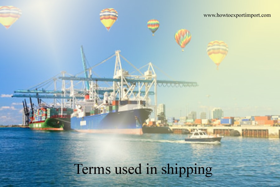 Terms used in shipping such as Fingerprinting,Free In and Out and